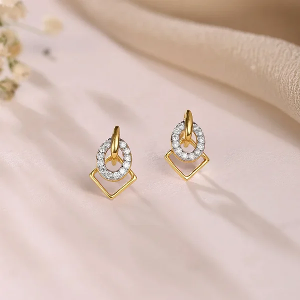 Harmony Gold Earrings — Shreeji Jewellery Harmony Gold Earrings — Shreeji Jewellery