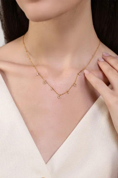 Sweetheart Gold Necklace — Shreeji Jewellery Sweetheart Gold Necklace — Shreeji Jewellery