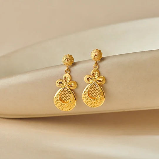 Occasion Gold Earrings — Shreeji Jewellery Occasion Gold Earrings — Shreeji Jewellery