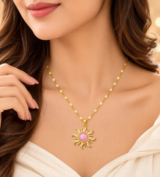 Signature Gold Pendant — Shreeji Jewellery Signature Gold Pendant — Shreeji Jewellery